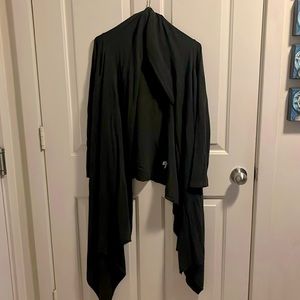 Wrap sweater! Black!
